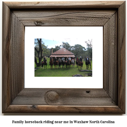 family horseback riding near me in Waxhaw, North Carolina